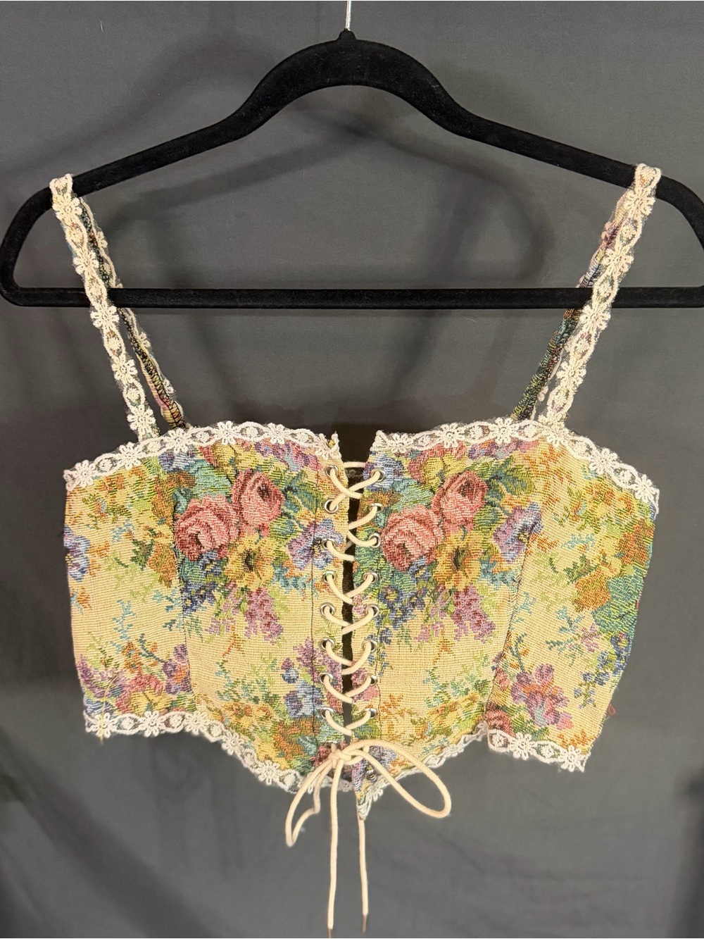 Floral crop top